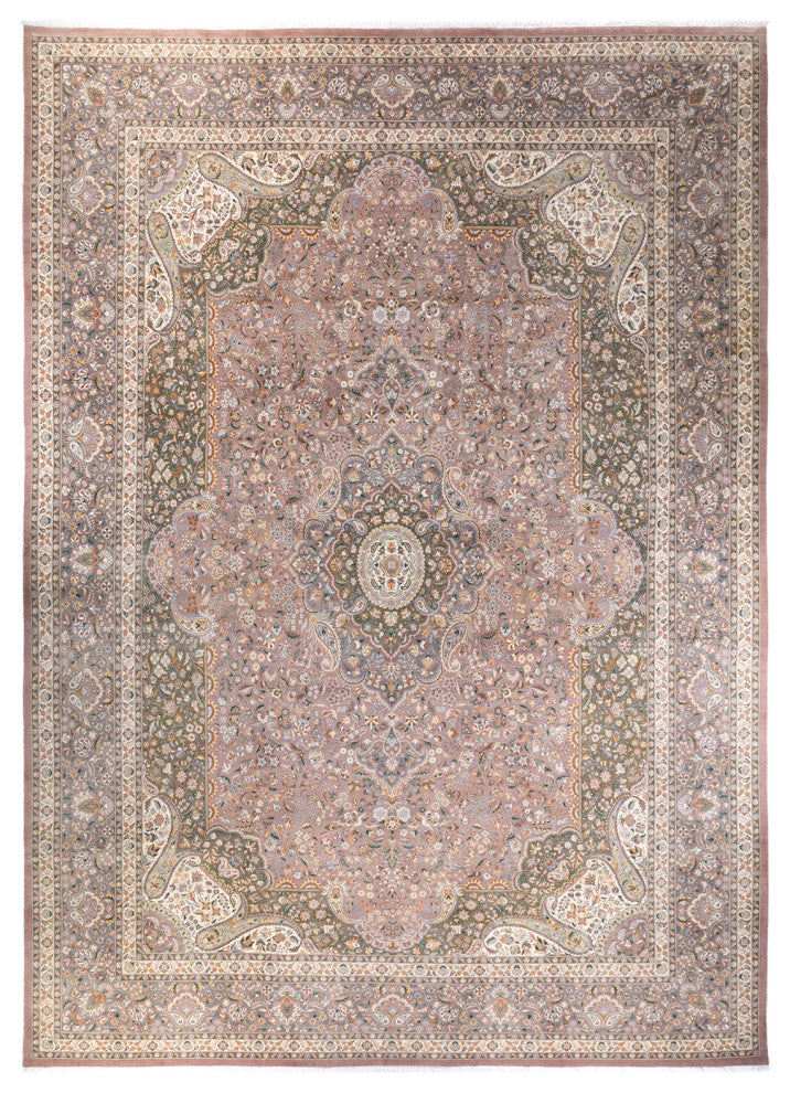 Mogul, One-of-a-Kind Hand-Knotted Area Rug Beige, 12' 0" x 17' 9"