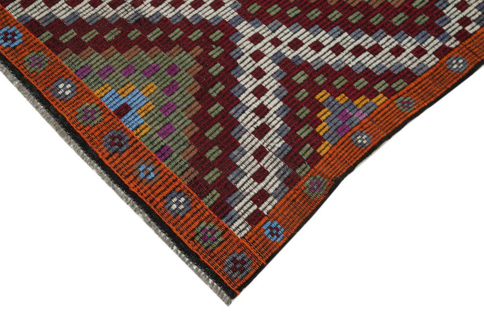 Rug N Carpet - Hand-knotted Turkish 6' 2'' x 11' 7'' Antique Wool Kilim Rug