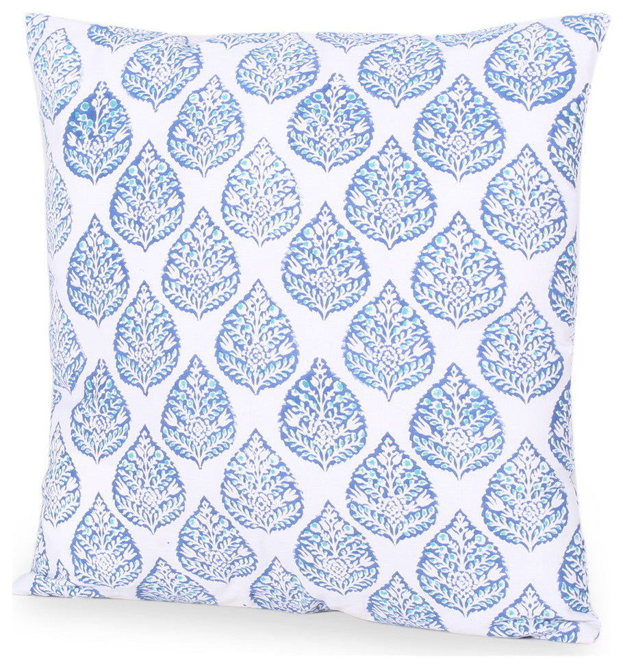 Megan Modern Handcrafted Fabric Throw Pillow Cover