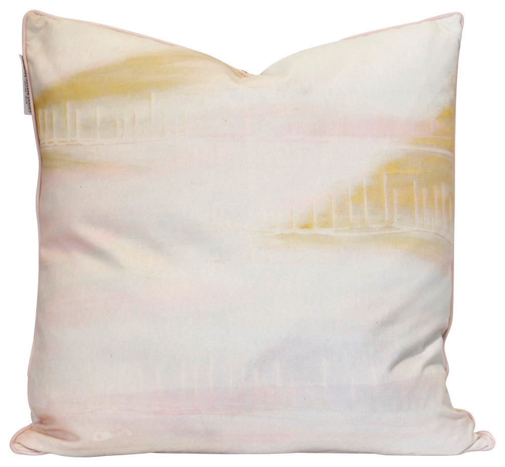 Austin Allen James-Bloom-Linen Art Printed Pillow-26" x 26"