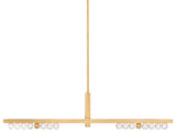 Annecy LED Linear in Vintage Brass