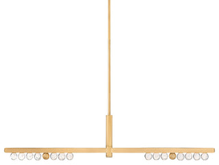 Annecy LED Linear in Vintage Brass