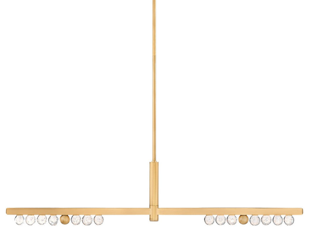 Annecy LED Linear in Vintage Brass