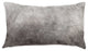 12" X 20" Gray Cowhide Pillow