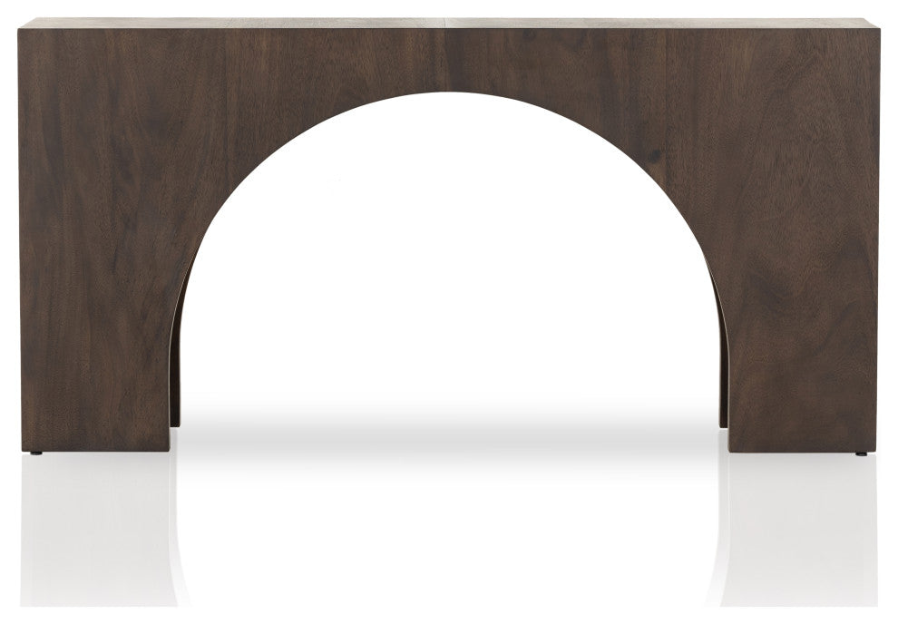 Fausto Console Table-Smoked Guanacaste