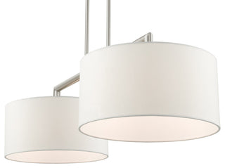 Brushed Nickel Timeless, Transitional, Linear Chandelier