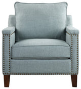 Uttermost Charlotta Sea Mist Accent Chair, 23381