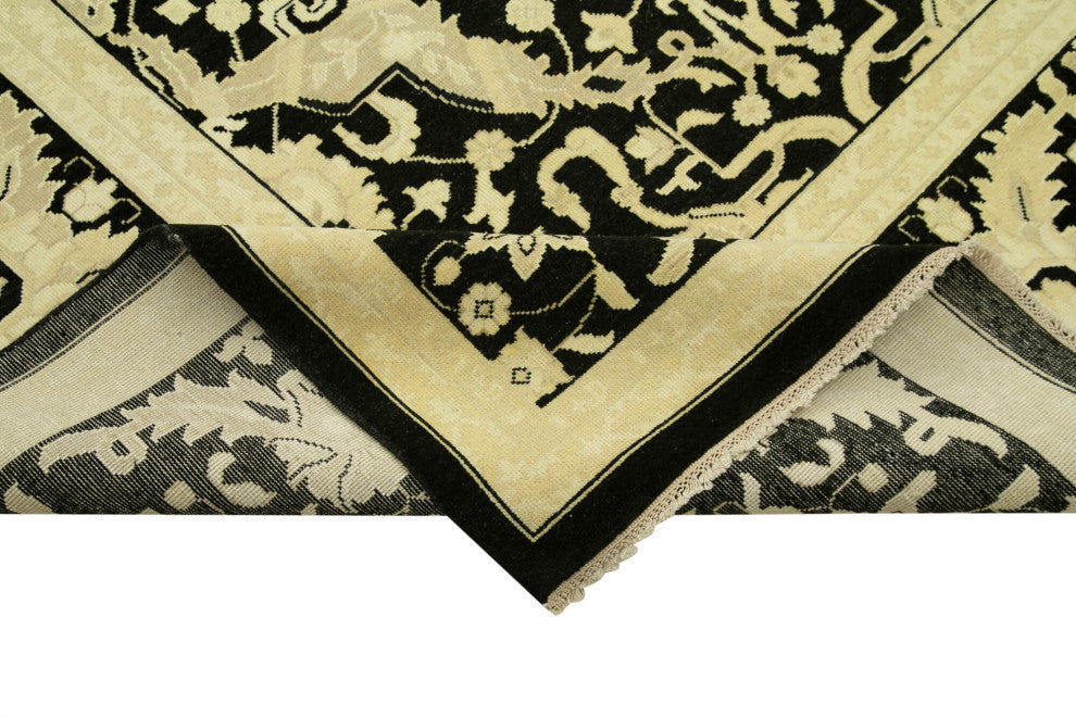 Rug N Carpet - Handwoven Oriental 9' 5" x 13' 3" Decorative Oushak Area Rug