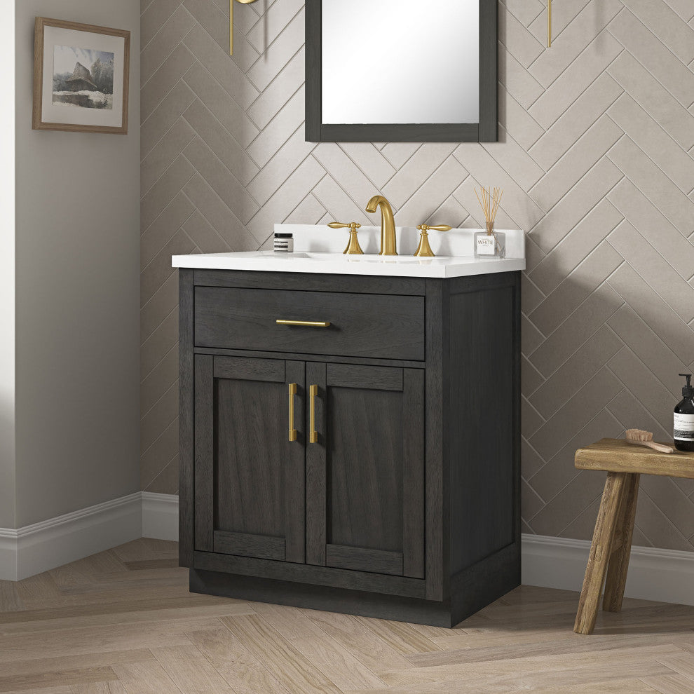 OVE Decors Bailey Vanity, Matte Black, 72"