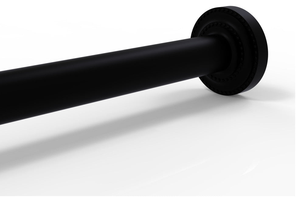 Dottingham Shower Rod Brackets, Matte Black