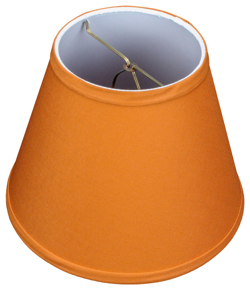 Fenchel Shades, 5"x9"x7" Bulb Clip Attachment Empire Lamp Shade, Linen