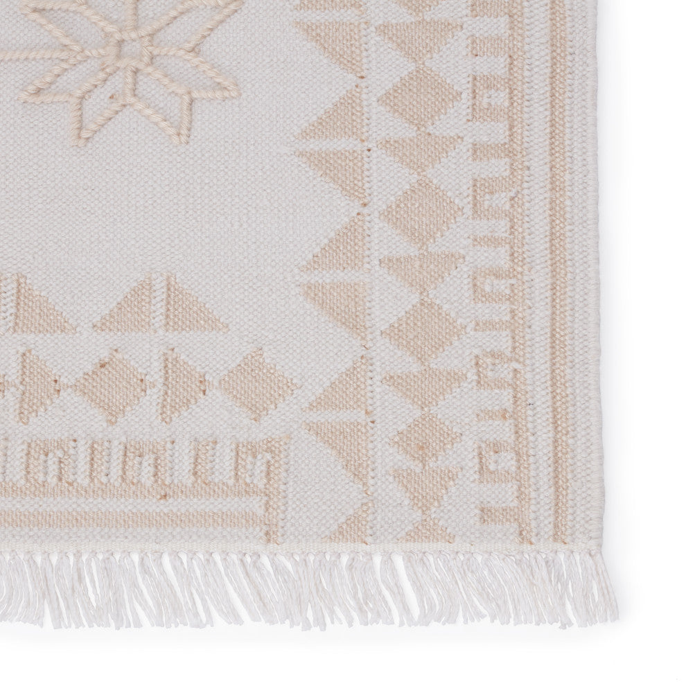Jaipur Living Ollin Indoor/ Outdoor Medallion White/ Cream Area Rug, 8'10"x11'9"