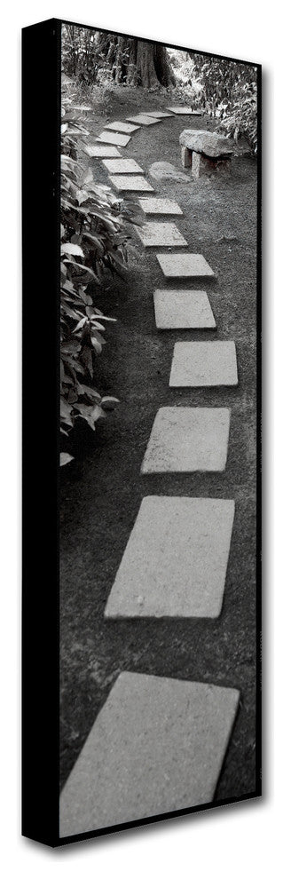 Alan Blaustein 'Japanese Garden I' Canvas Art, 6x19