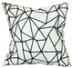 Black And  Yellow Zig Zag Decorative Throw Pillow Cover, Blackwhite