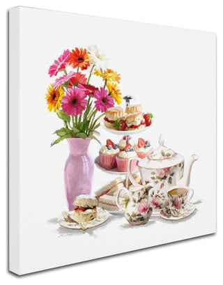The Macneil Studio 'Cream Tea' Canvas Art, 35"x35"