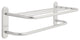 Delta Brass Towel Shelf With Single Bar Concealed Mounting, Polished Chrome, 24"