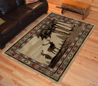 American Destination Deer River Lodge Area Rug, 7'10"x9'10"