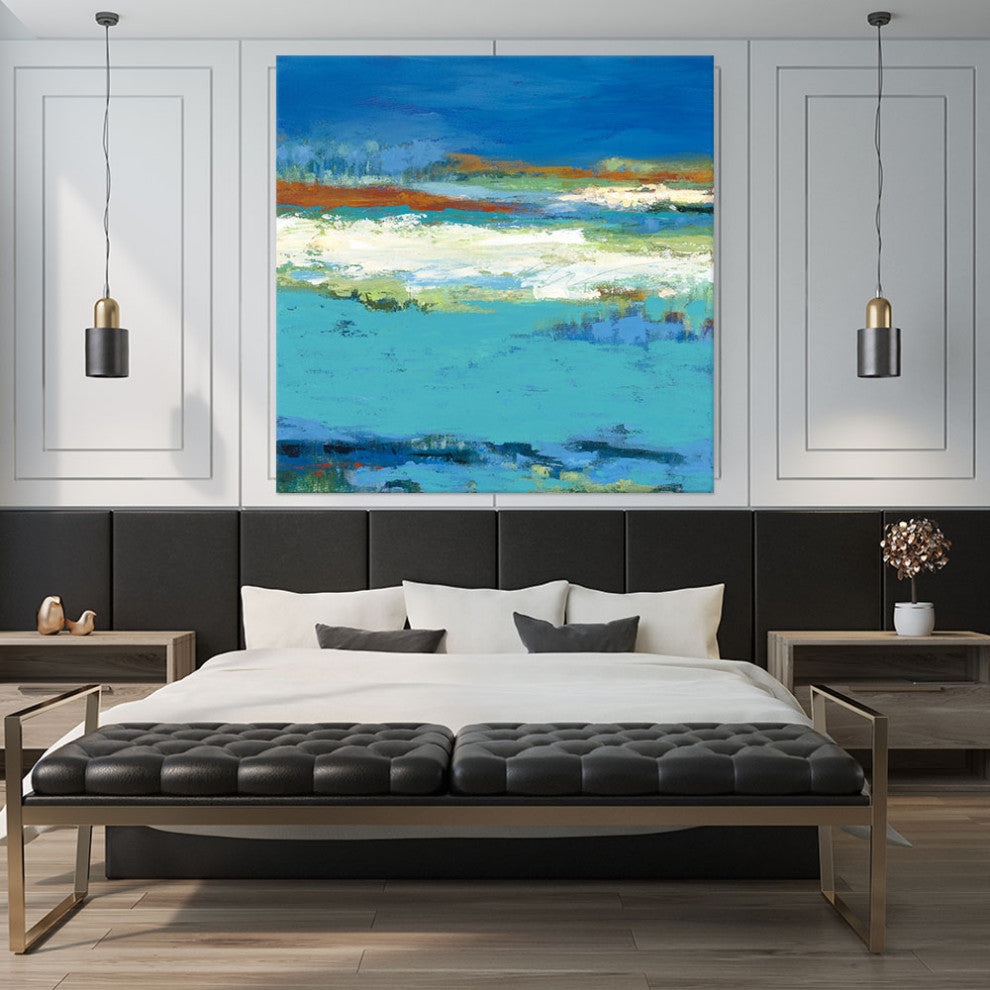 "Aisle of White" Fine Art Giant Canvas Print, 54"x54"