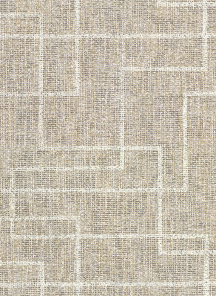 Clarendon Brown Faux Grasscloth Wallpaper Bolt