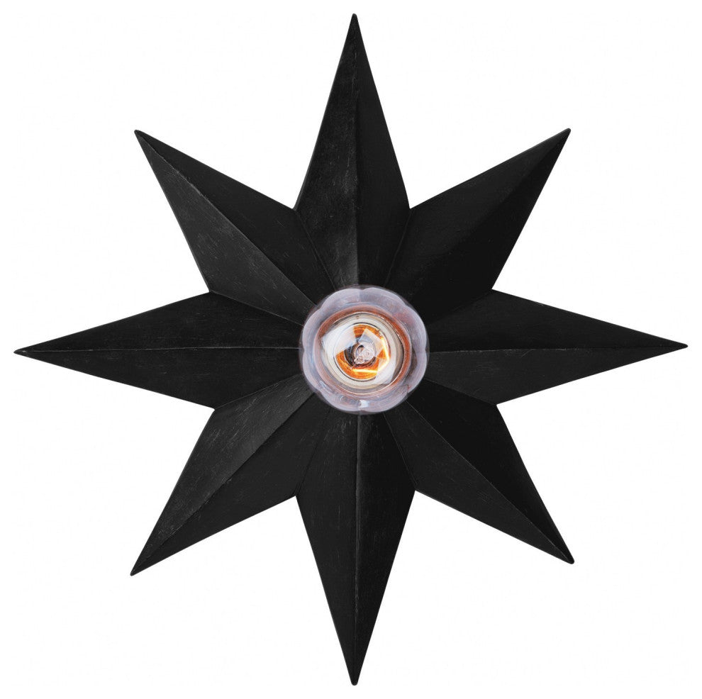 Astro 1-Light Wall Mount, Black