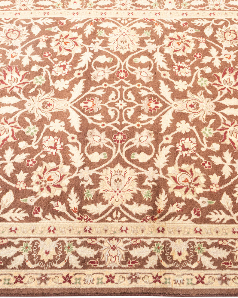Chandigarh, One-of-a-Kind Hand-Knotted Area Rug Brown, 3'1"x5'4"