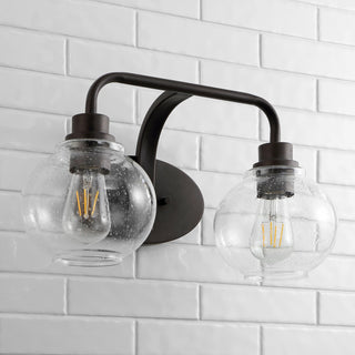 Sandrine Iron LED Vanity Light, Oil Rubbed Bronze, 2 Bulb