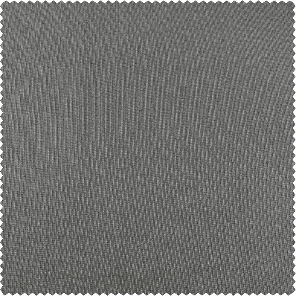 Dark Grey Dune Textured Solid Cotton Sample Swatch, 4Wx4L