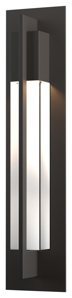 Axis Large Outdoor Sconce, Coastal Oil Rubbed Bronze Finish - Clear Glass