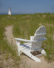 Polywood Classic Folding Adirondack Chair, Tangerine