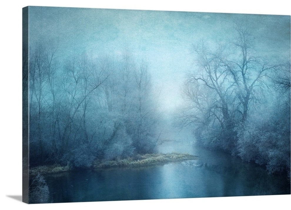 "Dear Blue" Wrapped Canvas Art Print, 48"x32"x1.5"