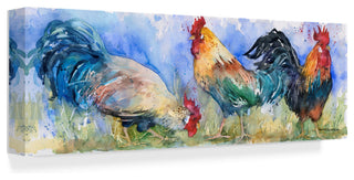 Annelein Beukenkamp 'Triple Threat' Canvas Art