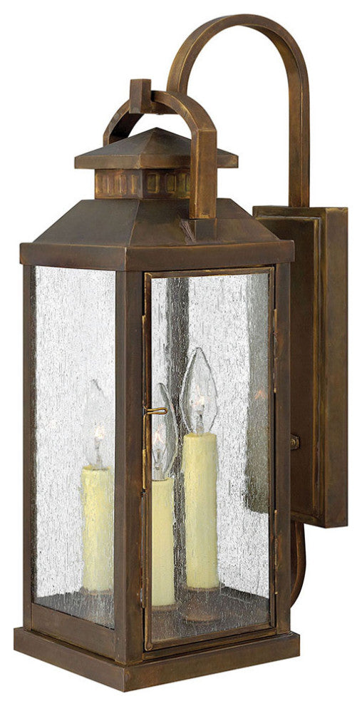 Hinkley Revere Large Wall Mount Lantern, Sienna