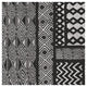 "Kuba Abstract II BW" Digital Paper Print by Sue Schlabach, 42"x42"
