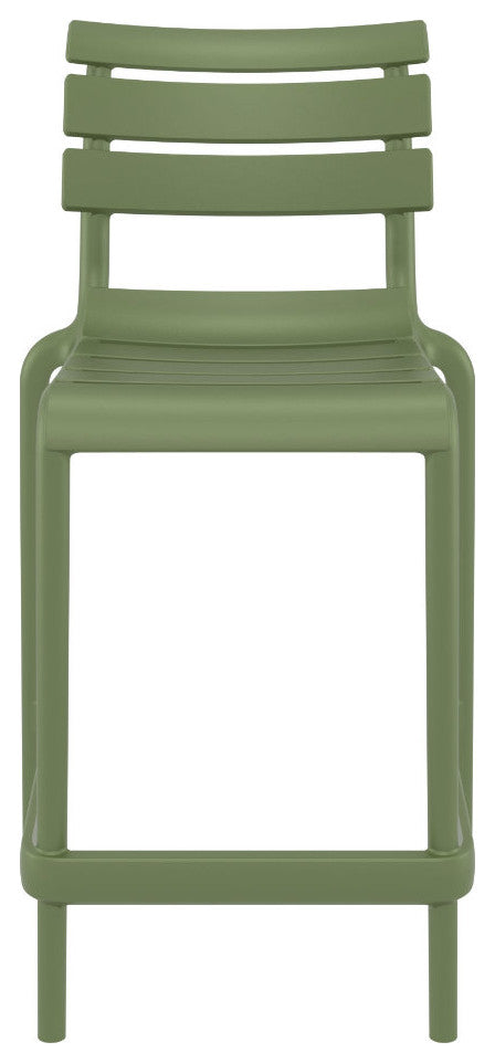 Helen Counter Stool Olive Green, Set of 2