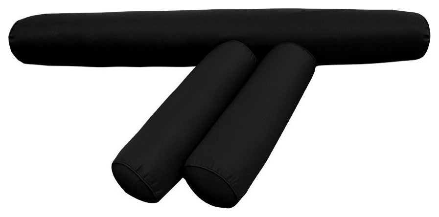 Style 6 Twin Size Pipe Trim Bolster Pillow Cushion Outdoor Slip Cover ONLY AD109