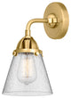 Small Cone Sconce, Satin Gold, Seedy, Seedy