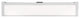WAC Lighting LINE PRO 24"LED Edge Lit Task Light 3000K So' White in White
