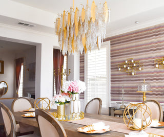 Maxim 32326CLCMP Majestic 18 Light 40"W Linear Chandelier - Gold Leaf