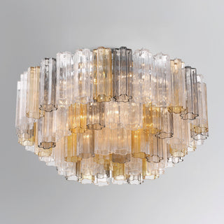 Crystorama Lighting Group ADD-331-AU Addis 16 Light 32"W Flush - Aged Brass