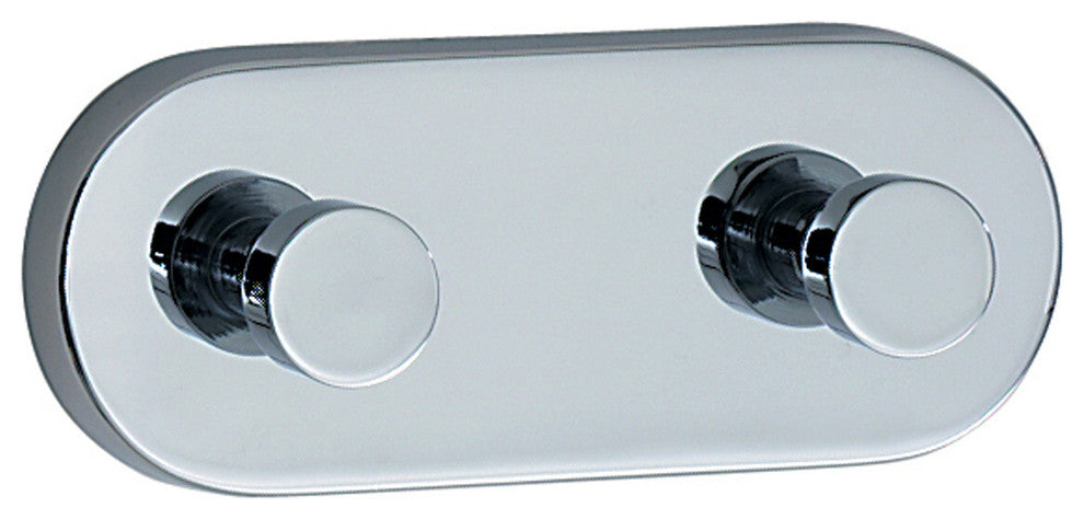 Loft Double Towel Hook Chrome