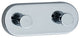Loft Double Towel Hook Chrome