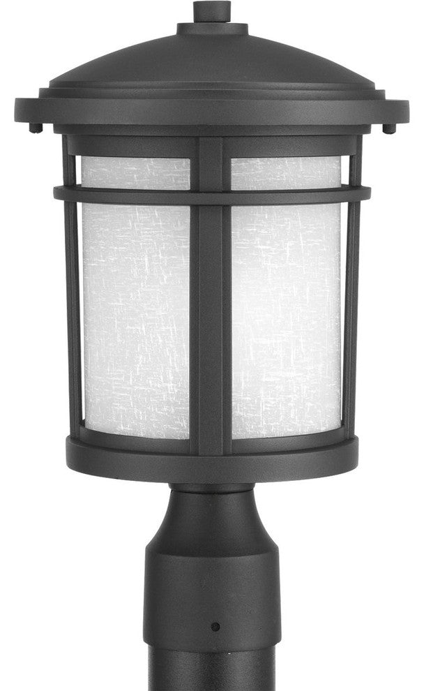 Progress Lighting 1-9W LED Post Lantern, Black
