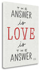 "The Answer Is Love" By Michael Mullan, Giclee Print on Gallery Wrap Canvas