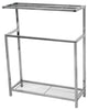 Kingston Brass Freestanding Iron Towel Rack, Polished Chrome