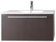 Midori 36" Single  Sink Wenge Top Vanity in Wenge with Polished Chrome Faucet