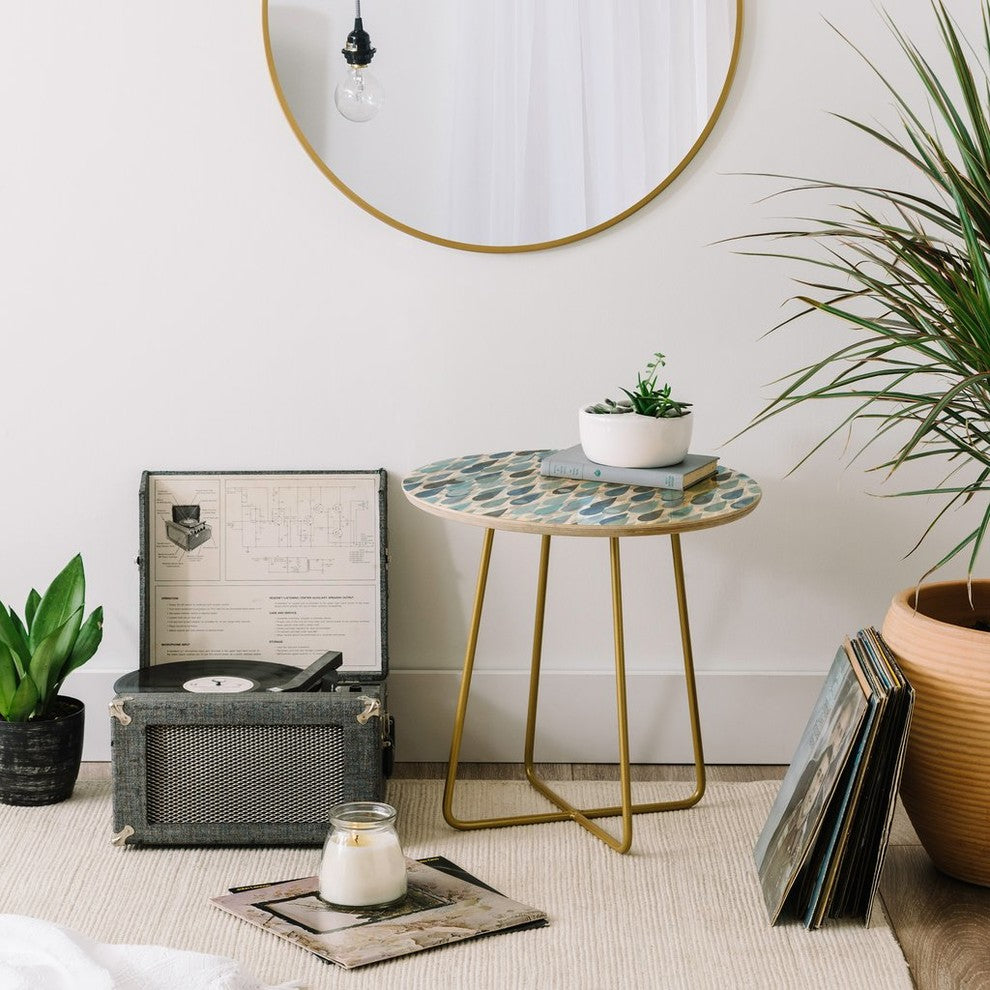Deny Designs Lisa Argyropoulos Let It Rain V Round Side Table