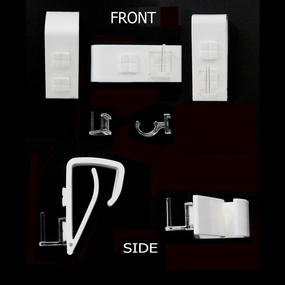 Over The Window Curtain Rod Brackets for Sash