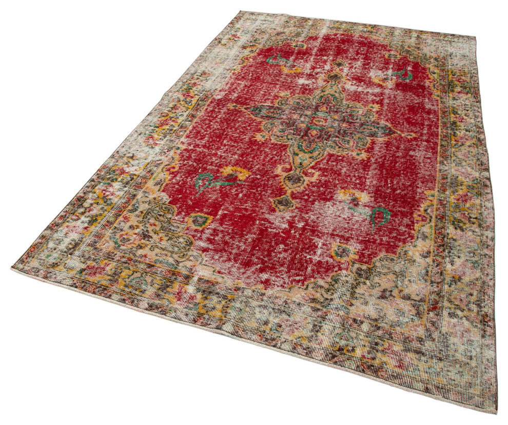 Rug N Carpet - Hand-knotted Turkish 5' 5'' x 8' 10'' Antique Area Rug