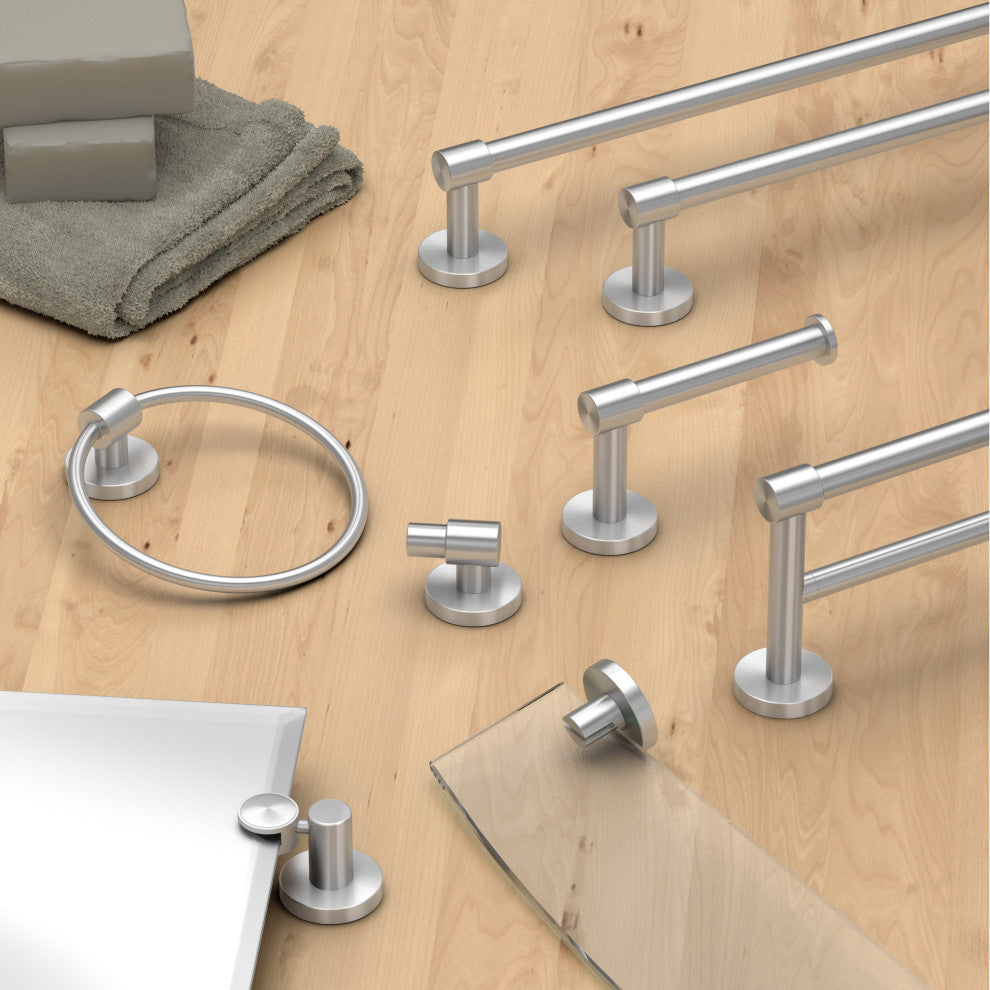 Reveal Robe Hook, Satin Nickel