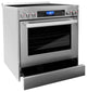 2-Piece Kitchen, 30" Electric Range and 30" Wall Mount Range Hood